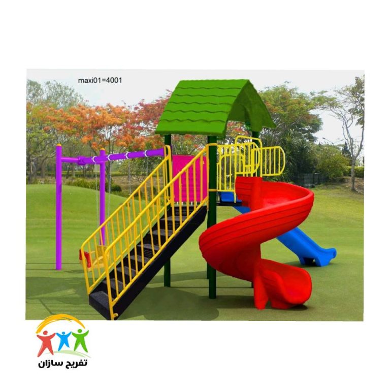 تاب و سرسره پارکی مدل ۴۰۰۱ به همراه تاب متصل