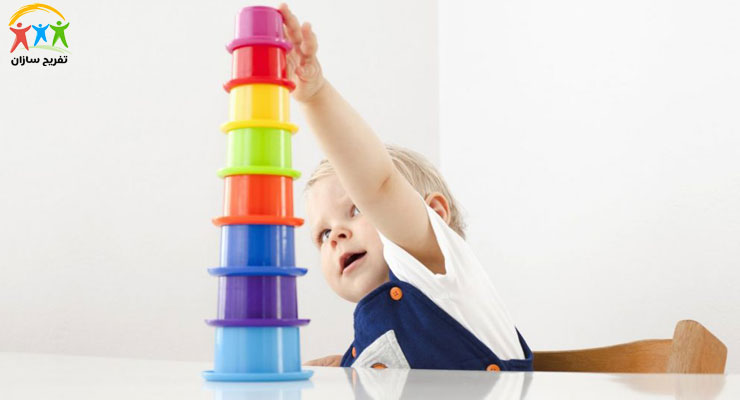 اسباب بازی برج برای کودک 1 ساله
