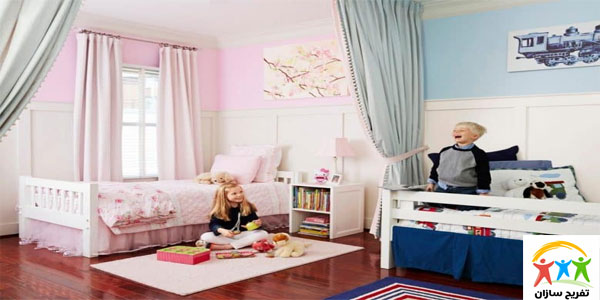 رنگ بندی مناسب؛ در تزیین اتاق فرزند دختر یا پسر