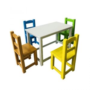 میز و صندلی چوبی کودک تفریح سازان
