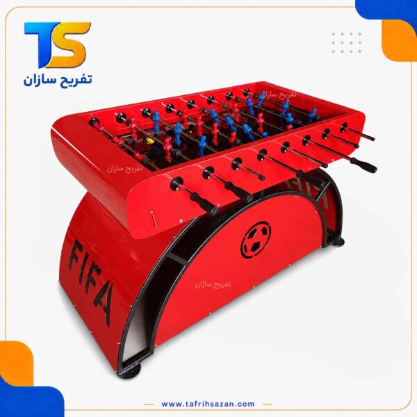فوتبال دستی قرمز قوسی
