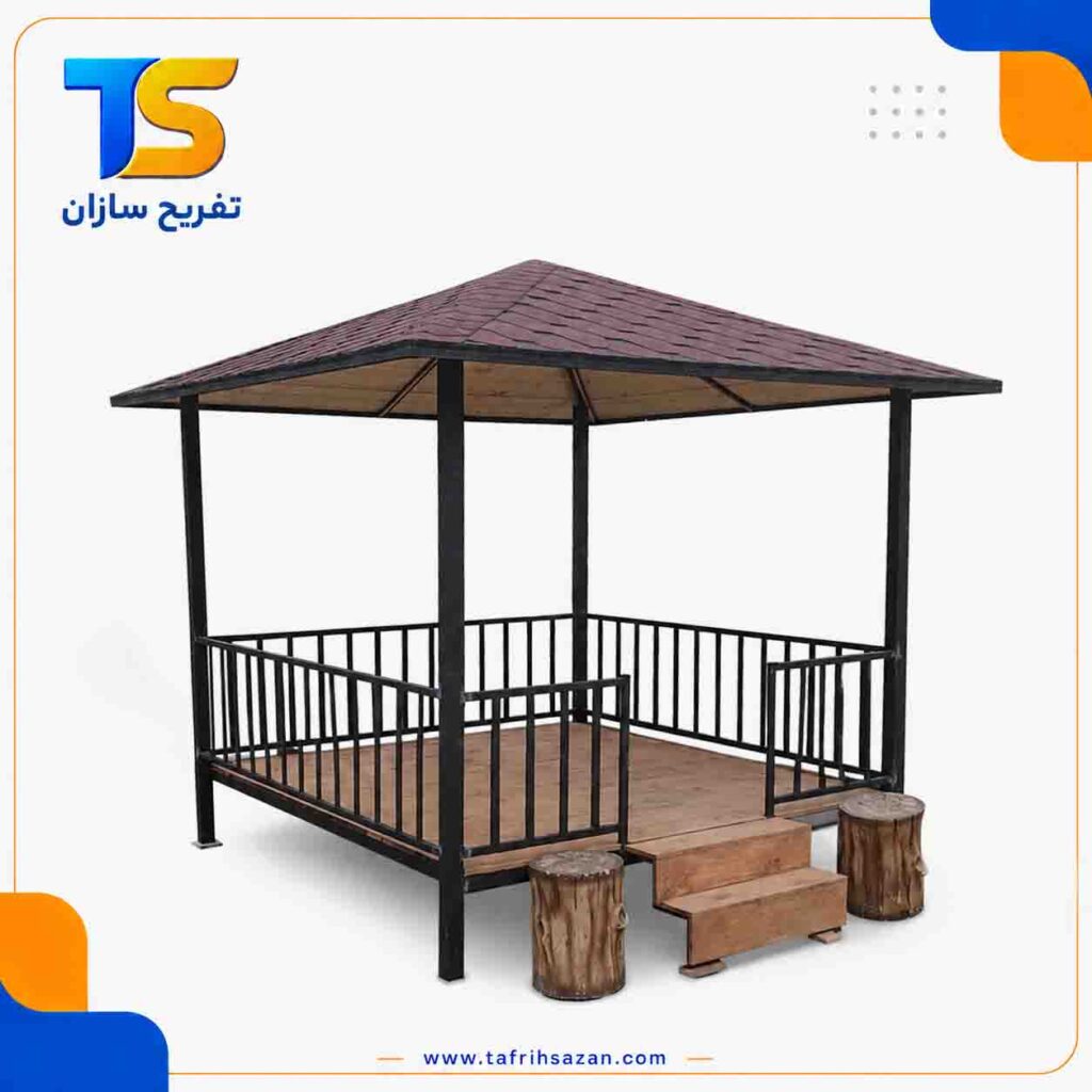 الاچیق چوبی پله ار