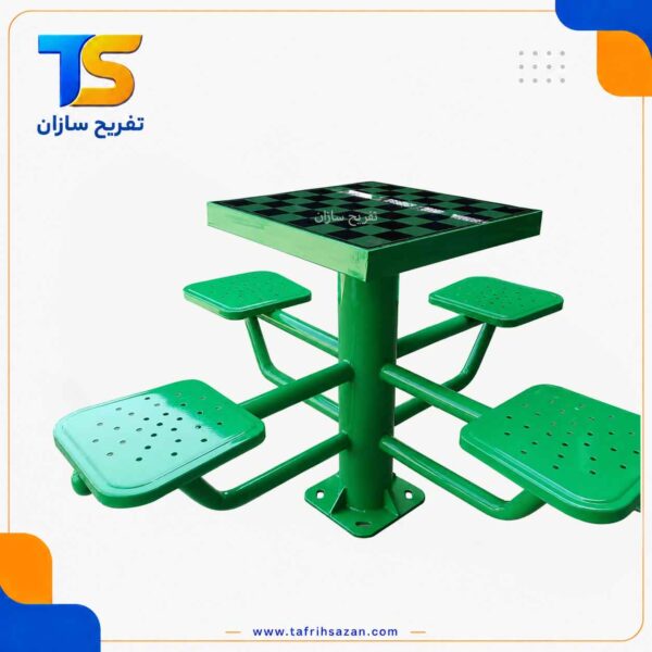 میز شطرنج پارکی 4نفره