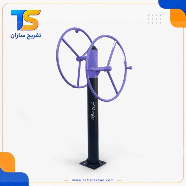 دستگاه چرخش شانه دو نفره پارکی TS-4210 - تصویر 2