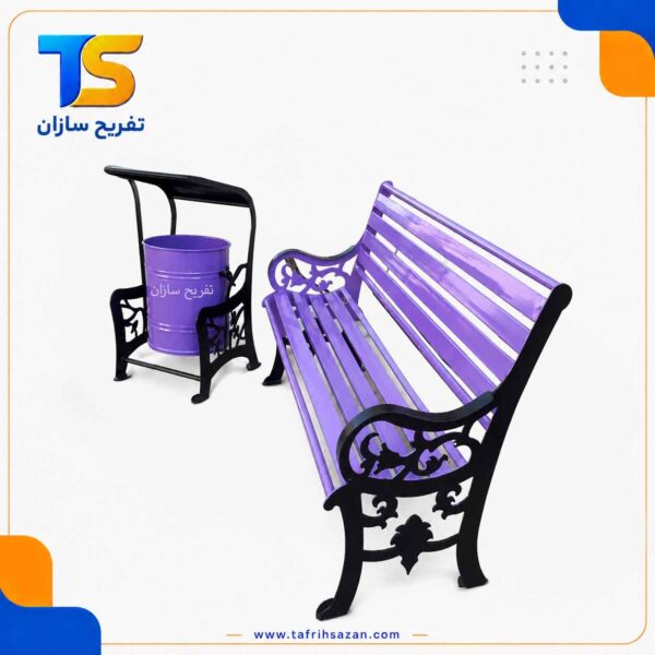 سطل زباله پارکی مدل TS-4299 - تصویر 2