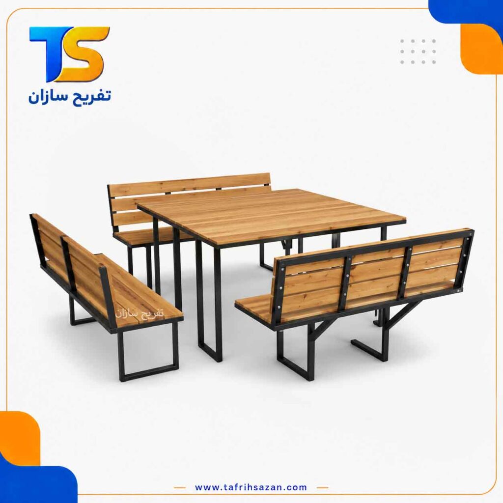 ست میز و نیمکت